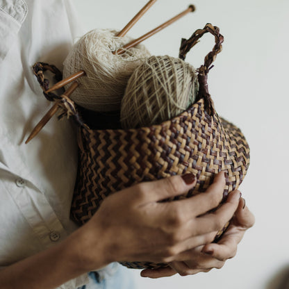 Woven Round Basket