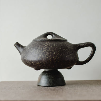 Black Ceramic Teapot