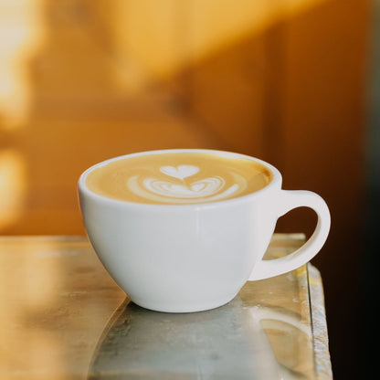 Glass cup for coffee