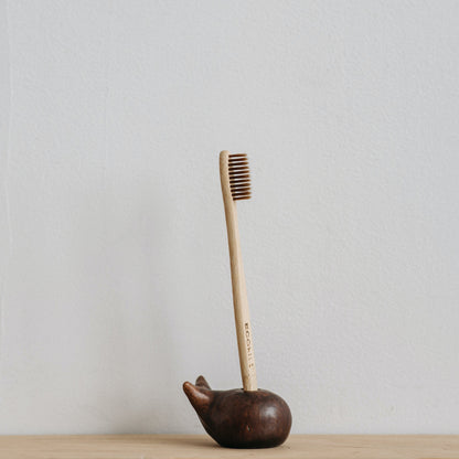 Wooden Toothbrush Holder